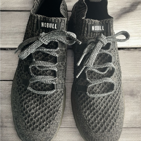 NOBULL Black Sneakers with Textured Knit Upper - Picture 2 of 5